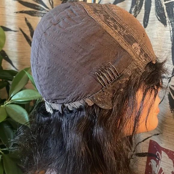 “Aoki” Short Human hair Wig 10”